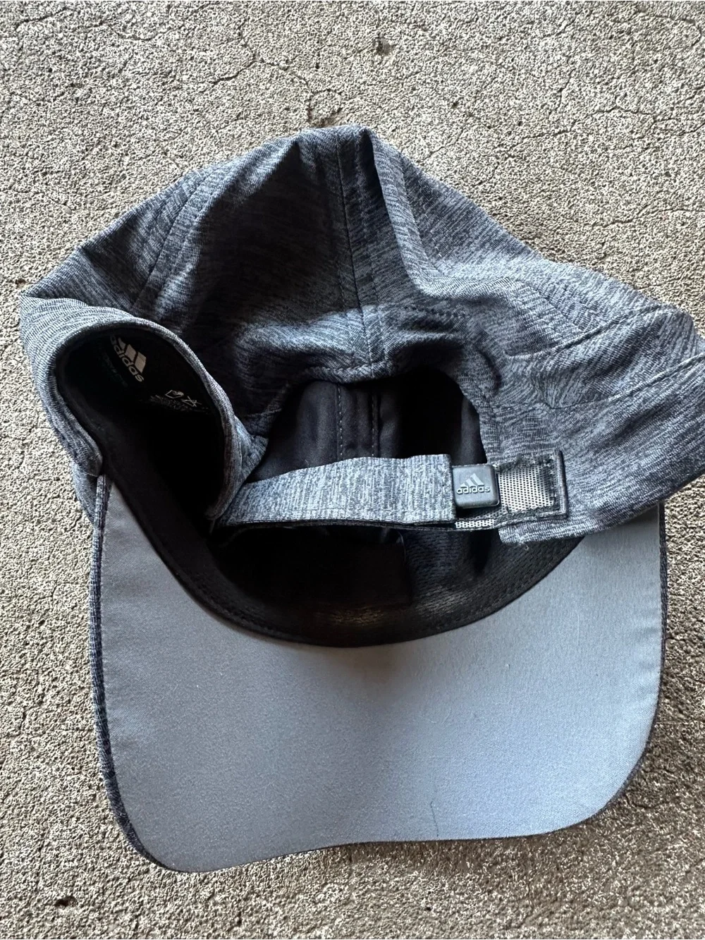 Adidas Climalite Heathered Gray Performance Baseball Hat